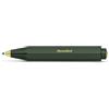 Kaweco Classic Sport Green I Business Kuli in plastica di alta qualit?, elegante penna a sfera tascabile, 12 g, con meccanismo curvo cardiaco, 10,5 cm, verde