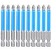 Estink PH2 Set di Punte per Cacciavite, 10 Pezzi in Acciaio Legato con Codolo Esagonale Magnetico PH2 x 70 mm Punte per Cacciavite Elettrico Antiscivolo