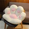 LANBAI Cuscino per,Cuscino per zampe di gatto seduta carino Cuscino per sedia divano pigro Decorazione per esterni Pavimento caldo Cuscino Tappetino caldo delicato sulla pelle (70x70cm, bianca amore)
