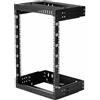 StarTech.com Armadio Rack a Muro 15U 19 - Server Rack a Telaio Aperto a 2 Montanti con Profondità di Montaggio Regolabile da 30-50cm, Quadro Rack di Rete per Apparecchiature IT/AV/Switch (RK15WALLOA)