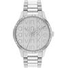 Calvin Klein, Iconic 25200342 - Orologio unisex in acciaio inox, quadrante argentato, Argento, Moderno