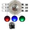 LedWekei (Confezione da 20) Perline Led RGB 3IN1 9W, Chip Led, Lampadina Led per Luci LED da Palcoscenico