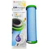 Prime Inventions Cartuccia filtro acqua EM Premium 5 | con ceramica EM | sapore migliore | Compatta con alloggiamento filtro Carbonite Sanuno & Vario HP | AquaAvanti | WatPass | Alvito | e molti altri