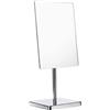 Axentia Specchio da Tavolo Rettangolare angolo regolabile con base cromata, 21 x 22 x 9 cm, Argento