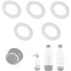 6 Guarnizioni In Gomma Di Ricambio Per Sodastream - Diametro 19mm, Spessore 3mm, Anti-perdita, Colore Nero - 3