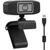 Tsadeer Webcam 1080P, Doppio Microfono Integrato, Videocamera Full HD per PC, Plug e Play USB, Soddisfa Le Tue Esigenze Video