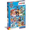 Clementoni - 21617 - Supercolor Puzzle - Paw Patrol - 2X60 Pezzi (Include 2 Puzzle Da 60 Pezzi) - Puzzle Bambini 5 Anni, Puzzle Cartoni Animati - Made In Italy