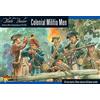 Warlord Games Black Powder Revolutionary War Colonial Militia Men 1:56 Military Wargaming Plastic Model Kit