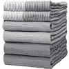 Bumble Towels Set di asciugamani da cucina di alta qualità, grandi asciugamani da cucina in cotone, asciugamano piatto e in spugna, set di strofinacci altamente assorbenti con passante per appendere, 50,8 x 71,1 cm
