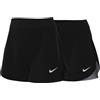 NIKE DX6024-010 W NK Attack DF MR 5IN Short Pantaloni Sportivi Donna Black/Black/White/Reflective Silv L