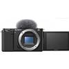 Sony Alpha ZV-E10 | Vlog Camera con obiettivo intercambiabile mirrorless APS-C (schermo girevole per vlogging, video 4K, Real-Time Eye Autofocus) Nero