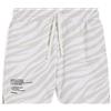 Freddy Pantaloncini da donna in french terry stampa zebrata in tono