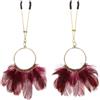 Taboom Nipple Play Tweezers With Feathers 17,7 cm