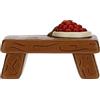 THUN - Statuina Presepe Tavolo con Frutta - Decorazioni Natale Casa - Linea Presepe Classico - Ceramica - 6,2 x 4,2 x 5,5 h cm