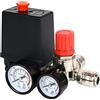 CABINA HOME Compressore Ad Aria Con Regolatore Di Pressione, Manometro, Interruttore e Valvola Di Controllo