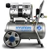 Hyundai Compressore silenziato HYUNDAI Supersilent, 1 hp, 8 bar, 24 litri