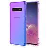 HUANGTAOLI Custodia per Samsung Galaxy S10, Rinforzare la con Angoli Protettiva Silicone Colorato Bumper Cover per Samsung Galaxy S10