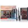 FantasyDay Set di Trucchi, FantasyDay Kit di Bellezza Cosmetici per Occhi, Viso e Labbra - Natale Regalo Xmas Makeup Gift Set con Correttore, Rossetti, Lucidalabbra, Palette Ombretti, Mascara, Trousse, Fard