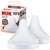 NUK Tettarelle per biberon Perfect Match | 6+ mesi | Si adatta al palato del bambino | Sfiato anti-colica | Senza BPA | Tettarella universale in silicone per biberon | 2 pezzi