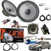 Hertz / Phonocar Kit 6 Casse Altoparlanti Hertz K165+Phonocar 66020 ANT/POST per Opel Astra H