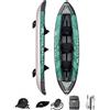 Aqua Marina canoa Kayak gonfiabile 3 Posti Laxo 380 - Colore: Verde