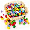 HESS SINCE 1990 Hess Holzspielzeug 14344 - Miscela per Artigianato, minuteria, Miscela di Perline di Legno per Il Crafting e Il Design
