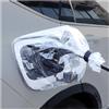 JNNJ Copertura Protettivo Antipioggia per Laricarica EV, Porta Caricatore EV Copertura Impermeabile, Protezione Magnetico per Tutte Le Intemperie per Ricarica di Auto Elettrici Universale(Trasparente)