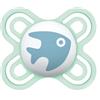 MAM Perfect Start Ciuccio per Neonato misura 0-2 mesi, Tettarella in Silicone SkinSoft, Bio-circolare, con Custodia Porta Succhietto, Celeste