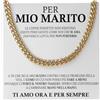 Bramart Collana Uomo Marito Fidanzato Ragazzo sei speciale Ti amo tanto - Idee Regali per lui per Natale anniversario - Cofanetto con DEDICA incluso