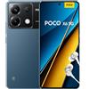 Xiaomi POCO X6 5G - Smartphone 12+512GB, Schermo Amoled 6.67 120HZ 1.5K, Snapdragon 7s Gen 2, Tripla fotocamera fino a 64 MP, 5100mAh, Grayish Blue (Versione IT)