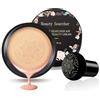 Beliky Girl Cuscino d'aria per la testa a fungo CC Cream Fondotinta coprente Correttore Trucco Idratante Pigmento illuminante Fondotinta liquido, Base per trucco BB #Light White