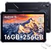 CUBOT TAB Kingkong Tablet Rugged Android 13, 16GB+256GB/1TB, 10600mAh Batteria, Tablet 10.1 Pollici FHD+ Display, Octa-Core, 16MP Fotocamera, IP68/IP69K Impermeabile, 4G LTE/5G WIFI/GPS/OTG(Include)