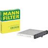 Mann Filter MANN-FILTER CUK 20 018 Filtro aria cabina - Filtro Antipolline con Carbonio attivato - per Autovetture + veicoli commeriali