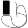 Sewutoyu Custodia Collana per Cellulare Compatibile con OnePlus Nord 3 5G - Cover Silicone TPU Protettiva Trasparente - Custodia indossabile per Collo - Case a Tracolla con Cordina, Argento