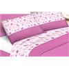 Passione per le tele Completo Lenzuola Invernale Felpate in Flanella Anti-Pilling 100% Cotone. Set lenzuola a fiori morbidissim made in Italy. singolo matrimoniale una piazza e mezza (una piazza e mezza, beige)