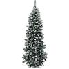 WEBMARKETPOINT Albero di Natale Monterey Slim Apertura Ad Ombrello 210 cm