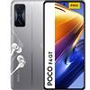 POCO F4 GT 5G - Smartphone 8+128GB, display AMOLED E4 120Hz 6,67, Snapdragon 8 Gen 1, tripla fotocamera 64MP, 4700mAh HyperCharge 120W, Knight Silver (IT) Alexa mani libere