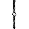 HIP HOP, Collezione Lace, Orologio Donna Black Lace, Cinturino in Morbido Pizzo e Silicone e Pratica Chiusura, Cassa 32 mm, Movimento al Quarzo, Resistente all'Acqua, Lunghezza Regolabile, Nero