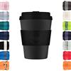 Ecoffee Cup 12oz 350ml Ecoffee Cup Riutilizzabile Eco-Friendly 100% a base vegetale tazza di caffè con coperchio e manica in silicone - Tazza da viaggio senza melamina, Kerr and Napier