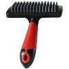 Karlie - Spazzola da Massaggio, Colore: Rosso/Nero