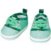 Heless Ginnastica Glitterate per Bambole, Colore Menta, Taglia 38-45 cm, Scarpe Eleganti con Effetto Wow per Occasioni Speciali, Tinta Unita, 149
