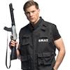 Boland 00431 - Fucile giocattolo della polizia, poliziotto, carnevale, festa del motto, accessori per costumi di carnevale