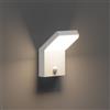 Klighten Applique Esterno 24W LED con Sensore di Movimento, Lampade da Parete IP65 Impermeabile Luci da Parete in Alluminio per Corridoio Ingresso Terrazza, 1500LM, Bianco, Bianco Naturale 4000K