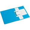 Djois Jalema Secolor 3106302 Clipexmappe Plus - Raccoglitore a clip per carta A4, C2 °C, senza ammorbidente, confezione da 10 pezzi, blu