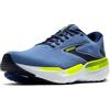 Brooks Glycerin GTS 21, Sneaker Uomo, Blu Peacoat Limone, 46.5 EU