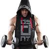 COWBI Bodybuilding Felpa per Palestra Canottiera con Cappuccio Uomo Canotta