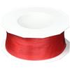 PRÄSENT C.E. Pattberg Präsent 4-Seasons - Nastro in organza rinforzato, 40 mm x 25 m, colore rosso