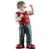 Gildeclown Statuetta Muckis - Statuetta decorativa e pezzo da collezione - regalo di Natale - fatto a mano - colore merh altezza 16 cm