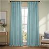 HPD Half Price Drapes Tende oscuranti in finto lino, per camera da letto, lunghe 305 cm (1 pannello), 127 x 120 cm (larghezza x lunghezza), per soggiorno, decorazione per la casa, cardo marino