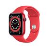 Apple - Watch Series 6 Gps 44mm Alluminio Rosso-cinturino Sport Rosso